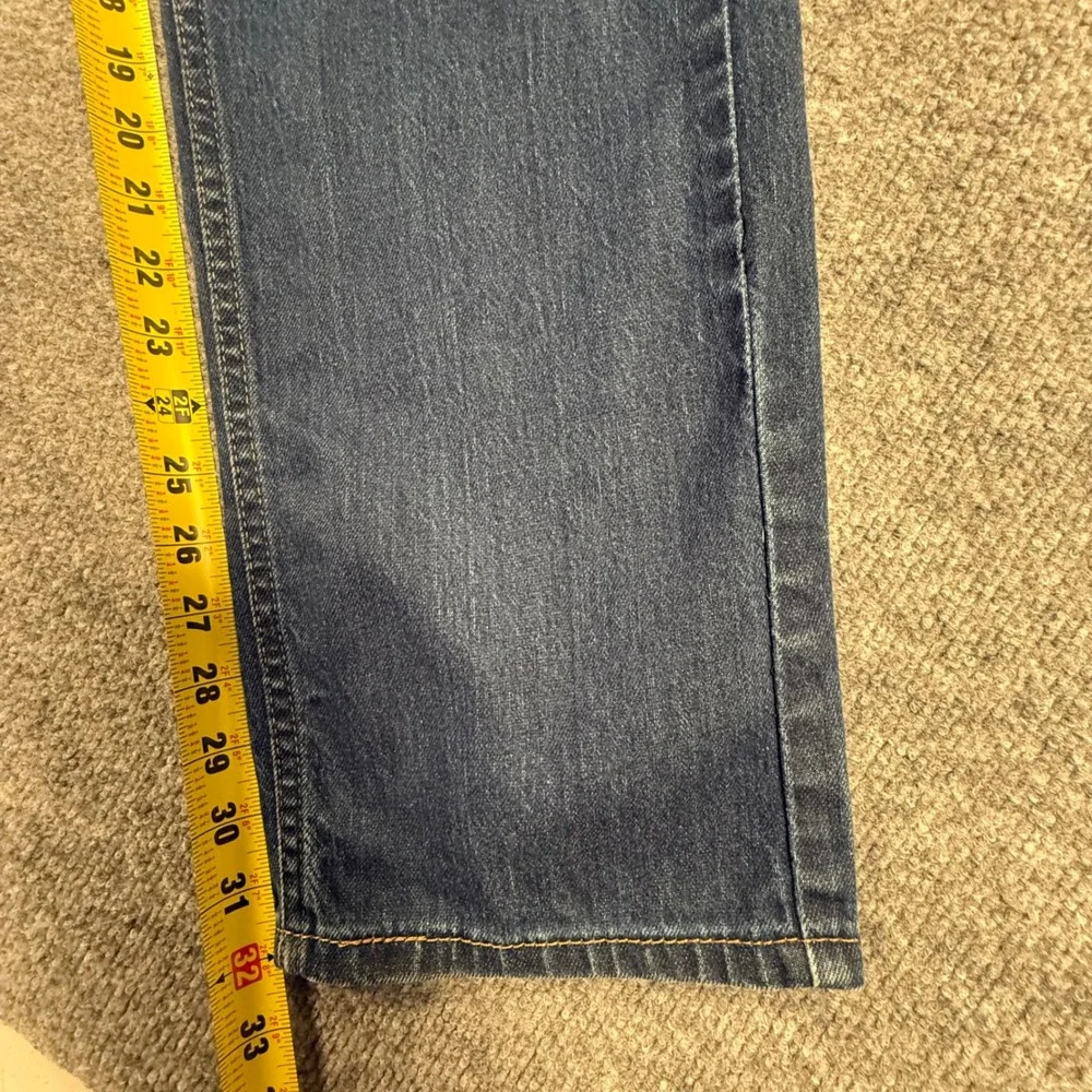 Y2K Retro Levi's 505 Jeans 32x32 Men's Dark Wash Straight Leg Denim Workwear